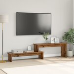 vidaXL Meuble TV Bois ancien 180 x 30 x 43 cm Bois d'ingénierie