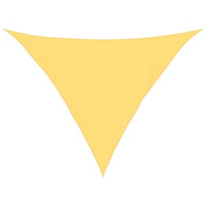 vidaXL Voile d'ombrage 160 g/m² Beige 4x4x5 8 m PEHD