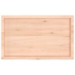 vidaXL Dessus de table 100x60x(2-6) cm bois de chêne massif non traité
