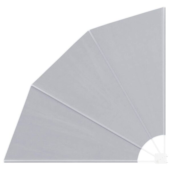 vidaXL Écran de confidentialité pour balcon Gris 160 x 160 cm tissu