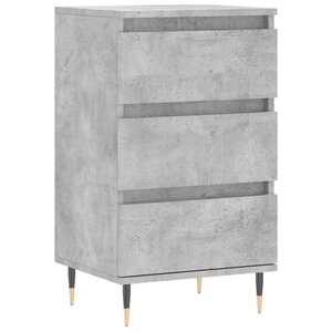 vidaXL Buffet gris béton 40x35x70 cm bois d'ingénierie