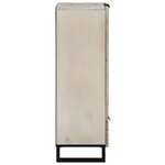 vidaXL Meubles et étagères de rangement pour médias Blanc et Noir