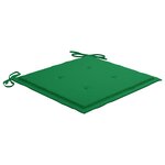vidaXL Chaises pliables de jardin lot de 2 avec coussins Bois d'acacia