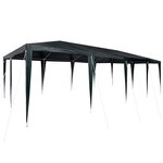 vidaXL Tente de fête Vert 800 x 400 x 266 cm Polyéthylène et acier