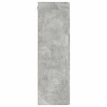 vidaXL Meuble TV mural 2 Pièces Béton 30 x 31 x 100 cm Bois d'ingénierie