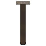 vidaXL Pieds de table basse 4 pièces Acier naturel 30-32 cm Acier