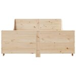 vidaXL Cadre de lit sans matelas 140x190 cm bois de pin massif