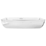 vidaXL Lavabo 71 x 38 x 13 5 cm Céramique Argenté