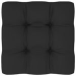 vidaXL Pouf palette de jardin Bois de pin imprégné de blanc
