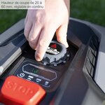 Robot tondeuse connecté 600 m² RoboCut XL600 station de recharge 600 m² capteur pluie - WiFi & BT