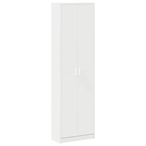 vidaXL Armoire avec étagère Blanc 55 x 25 x 189 cm Bois d'ingénierie