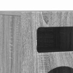 vidaXL Meuble TV Gris Sonoma 80 x 35 x 40 cm Bois d'ingénierie