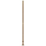 vidaXL Portail de jardin 105x205 cm acier corten conception de carré