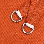 vidaXL Voile d'ombrage 160 g/m² Orange 4x4x5 8 m PEHD