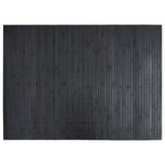 vidaXL Tapis rectangulaire gris 70x100 cm bambou