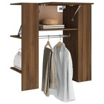 vidaXL Armoire de couloir Chêne marron 97 5x37x99 cm Bois d'ingénierie