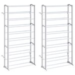 vidaXL Étagère à chaussures 2 Pièces