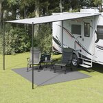 vidaXL Tapis de sol de camping anthracite 3x2 5 m