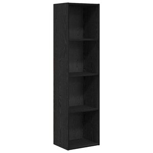 vidaXL Bibliothèque Chêne noir 40 x 30 x 152 cm Bois d'ingénierie