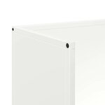 vidaXL Portant de bois chauffage blanc 40x30x80 cm