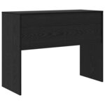 vidaXL Bureau Autre Chêne noir 100 x 40 x 76 cm Bois d'ingénierie