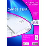 Boîte de 1600 étiquettes multi-usage blanches 99,1 x 33,9 mm office star