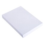 Paquet 100 Fiches Sous Film - Bristol Dots Non Perforé - 210x297mm - Blanc - X 10 - Exacompta