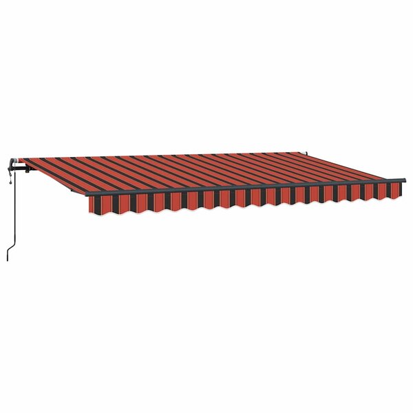 vidaXL Auvent Rétractable Multicolore 400 x 200 cm