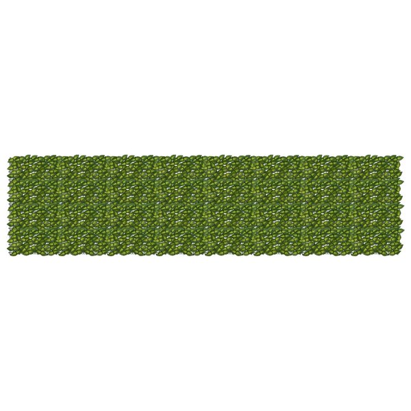 vidaXL Écran de balcon avec feuilles Vert et jaune 400 x 100 cm