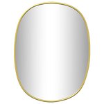 vidaXL Miroir mural Doré 40x30 cm