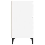 vidaXL Tables de chevet 2 Pièces blanc 40x35x70 cm