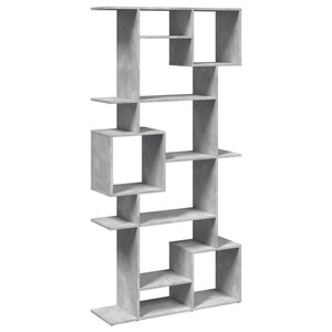 vidaXL Bibliothèque gris béton 92x29x188 cm bois d'ingénierie