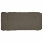 vidaXL Tête de lit capitonnée Marron et Taupe 90 cm Pin massif