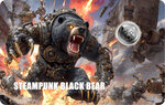 Pièce de monnaie en Platine 12 Dollars g 0.031 (1/1000 oz) Millésime 2026 STEAMPUNK BLACK BEAR 1/1000 (PRÉCOMMANDE)