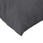 vidaXL Coussins de canapé 4 Pièces anthracite 40x40 cm tissu