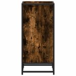vidaXL Bibliothèque chêne fumé 40x35x76 cm bois d'ingénierie