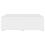 vidaXL Cadre de lit Blanc 120 x 190 cm Faux cuir