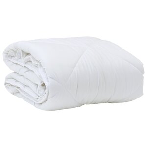 vidaXL Duvet avec Oreiller Autre 2 Pièces Blanc 140 x 200 cm Microfibre