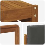 vidaXL Ensemble de canapés d'extérieur 8 pc Naturel et Anthracite