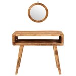 vidaXL Table de Toilette Marron 90 x 76 x 45 cm Bois de mangue massif