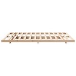vidaXL Cadre de lit surélevé Marron 160 x 210 cm Bois massif en pin