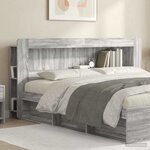 vidaXL Cabinet de Tête de Lit Sonoma gris Bois d’ingénierie