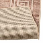 vidaXL Coureur de Tapis MARSA Blanc 80 x 200 cm Polyester et PVC