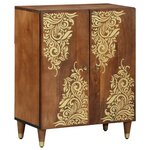 vidaXL Buffet 60x33x75 cm en bois massif de mangue