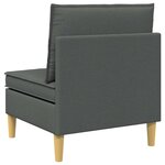 vidaXL Sofa avec rangement Tissu