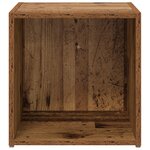 vidaXL Meubles TV - 4 pièces en bois ancien - 37 x 35 x 37 cm - Bois aggloméré