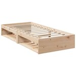 vidaXL Lit de jour sans matelas 80x200 cm bois de pin massif