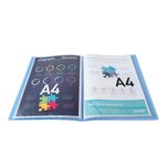 Protège-documents En Polypropylène Semi Rigide Kreacover® Chromaline 120 Vues - A4 - Bleu - X 10 - Exacompta