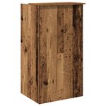vidaXL Bureau de réception vieux bois 55x50x103 5 cm bois d'ingénierie