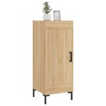 vidaXL Buffet Chêne sonoma 34 5x34x90 cm Bois d'ingénierie